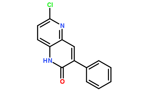 6-氯-3-苯基-1,5-萘啶-2(1H)-酮