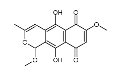 5,10-dihydroxy-1,7-dimethoxy-3-methyl-1H-naphtho-[2,3-c]-pyran-6,9-dione
