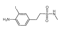 2-(4-amino-3-iodo-phenyl)ethanesulfonic acid methylamide