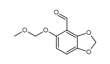 5-(methoxymethoxy)benzo[d][1,3]-dioxole-4-carbaldehyde