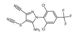 5-amino-1-(2,6-dichloro-4-trifluoromethyl-phenyl)-4-thiocyanato-1H-pyrazole-3-carbonitrile