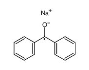 benzophenone anion radical with couter ion Na+