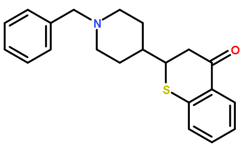 2,3-二氢-2-[1-(苯基甲基)-4-哌啶基]-4H-1-苯并硫代吡喃-4-酮