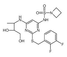 N-[2-[[(2,3-二氟苯基)甲基]硫代]-6-[[(1r,2r)-2,3-二羟基-1-甲基丙基]氨基]-4-嘧啶]-1-氮杂丁烷磺酰胺