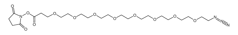 叠氮-八聚乙二醇-NHS 酯