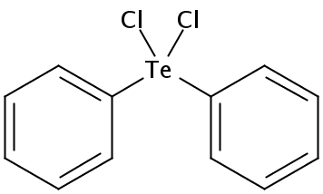 [dichloro(phenyl)-λ4-tellanyl]benzene
