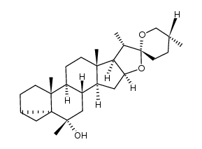 (25R)-6β-Methyl-3α,5α-cyclo-spirostan-6α-ol