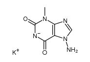 potassium salt of 1-methyl-7-aminoxanthine