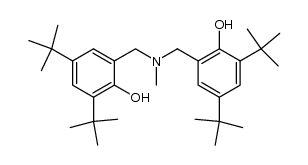 Methylimino-2,2'-dimethylene-bis-(4,6-di-tert-butyl-phenol)