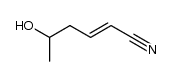 (E)-5-hydroxyhex-2-enenitrile