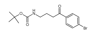 tert-Butyl 4-(4-bromophenyl)-4-oxobutylcarbamate