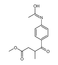 methyl 4-(4-acetamidophenyl)-3-methyl-4-oxobutanoate