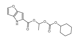 1-(cyclohexyloxycarbonyloxy)ethyl 4H-furo[3,2-b]pyrrole-5-carboxylate