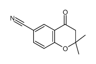 2,2-dimethyl-4-oxochroman-6-carbonitrile