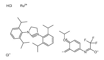 [1,3-二(2,6-二-异丙基苯基)-4,5-二氢咪唑-2-亚基]-[2-异丙氧基-5-(三氟乙酰氨基)苯基]亚甲基钌(II),二氯