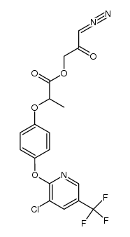 3-diazo-2-oxopropyl 2-[4-(3-chloro-5-trifluoromethyl-2-pyridinyloxy)phenoxy]propionate