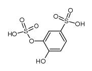 4-hydroxy-3-(sulfooxy)benzenesulfonic acid
