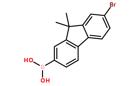 (7-溴-9,9-二甲基-9<i>H</i>-芴-2-基)硼酸 (含有数量不等的酸酐)