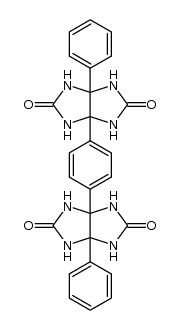 1,4-bis(5-phenyl-2,4,6,8-tetraaza-3,7-dioxobicyclo[3.3.0]octan-1-yl)benzene