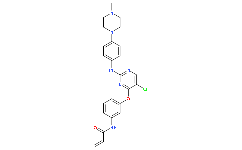 N-(3-((5-氯-2-((4-(4-甲基哌嗪-1-基)苯基)氨基)嘧啶-4-基)氧基)苯基)丙烯酰胺
