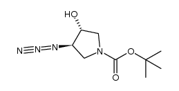 (3R,4R)-trans-N-Boc-3-hydroxy-4-azidopyrrolidine