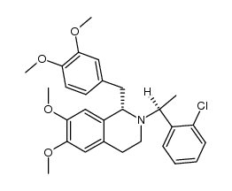 (S)-2-((S)-1-(2-chlorophenyl)ethyl)-1-(3,4-dimethoxybenzyl)-6,7-dimethoxy-1,2,3,4-tetrahydroisoquinoline