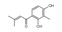 1-(2,4-dihydroxy-3-methylphenyl)-3-methylbut-2-en-1-one