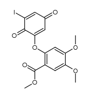 methyl 2-((5-iodo-3,6-dioxocyclohexa-1,4-dien-1-yl)oxy)-4,5-dimethoxybenzoate