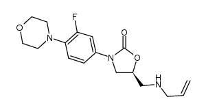 (S)-5-((allylamino)methyl)-3-(3-fluoro-4-morpholinophenyl)oxazolidin-2-one