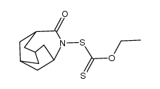 ester 4-dithioethylcarbonate 4-azatricyclo[4.3.1.1(3,8)]undecan-5-one