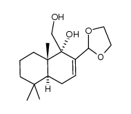 (1S,4aS,8aS)-2-(1,3-dioxolan-2-yl)-1-(hydroxymethyl)-5,5,8a-trimethyl-1,4,4a,5,6,7,8,8a-octahydronaphthalen-1-ol