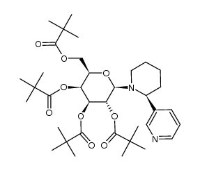 (2R,3S,4S,5R,6R)-2-((pivaloyloxy)methyl)-6-((S)-2-(pyridin-3-yl)piperidin-1-yl)tetrahydro-2H-pyran-3,4,5-triyl tris(2,2-dimethylpropanoate)