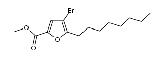 methyl 4-bromo-5-octylfuran-2-carboxylate