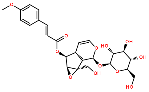 6-O-对甲氧基肉桂酰梓醇对照品(标准品) | 121710-02-9