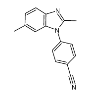 4-?(2,?6-?dimethyl-?1H-?benzimidazol-?1-?yl)?Benzonitrile