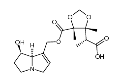 (R)-2-((4R,5R)-5-((((1R,7aR)-1-hydroxy-2,3,5,7a-tetrahydro-1H-pyrrolizin-7-yl)methoxy)carbonyl)-4,5-dimethyl-1,3-dioxolan-4-yl)propanoic acid