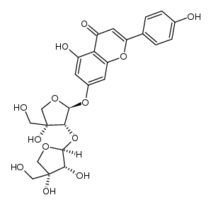 apigenin-7-O-β-D-apiofuranosyl-(1-2)-β-D-apiofuranoside