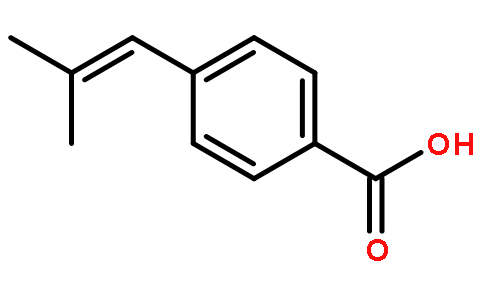 苯甲酸,  4-(2-甲基-1-丙烯基)-