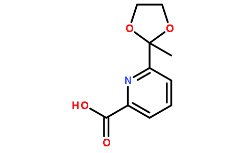 6-(2-甲基-1,3-二氧杂烷-2-基)-2-吡啶羧酸