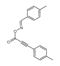 (E)-4-methylbenzaldehyde O-3-(4-methylphenyl)propioloyl oxime