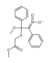 (2-methoxy-2-((2-methoxy-2-oxoethyl)thio)-1,2-diphenylethylidene)azinate