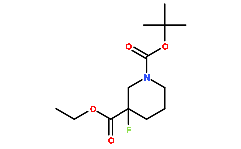 1-Boc-3-氟哌啶-3-甲酸乙酯