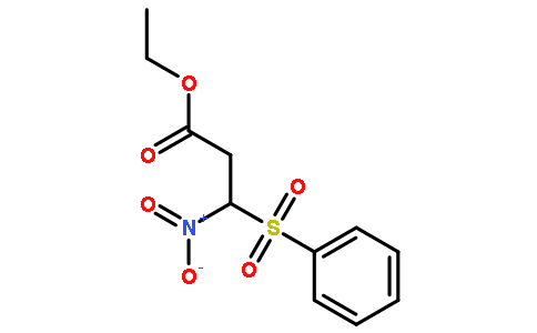 丙酸,  3-硝基-3-(苯磺酰)-,  乙基酯