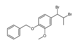 4-(1,2-dibromopropyl)-2-methoxy-1-phenylmethoxybenzene