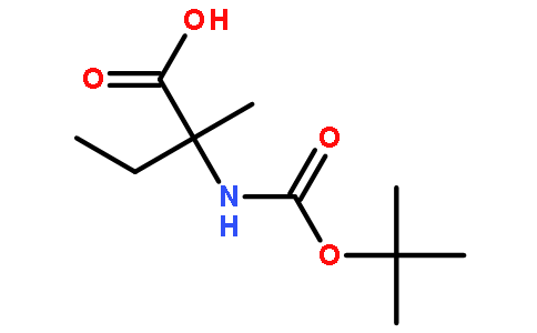 N-{[(2-Methyl-2-propanyl)oxy]carbonyl}-D-isovaline