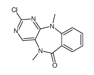 2-氯-5,11-二甲基-5H-苯并[e]嘧啶并[5,4-b][1,4]二氮杂革-6(11h)-酮