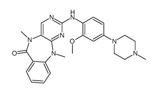 2-{[2-Methoxy-4-(4-methyl-1-piperazinyl)phenyl]amino}-5,11-dimeth yl-5,11-dihydro-6H-pyrimido[4,5-b][1,4]benzodiazepin-6-one