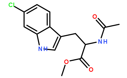 (R)-N-乙酰基-6-氯色氨酸甲酯