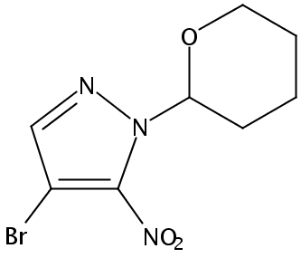 4-溴-5-硝基-1-(四氢-2H-吡喃-2-基)-1H-吡唑