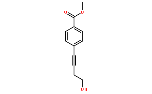 4-(4-羟基-1-丁炔基)苯甲酸甲酯